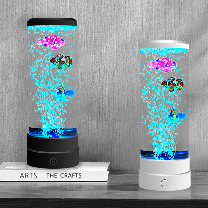 Usb Hub - Simulated LED Multi-color Bubble Fish Atmosphere