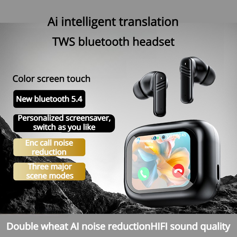 Headphones Wireless - Full Touch Screen In-Ear Headphones With