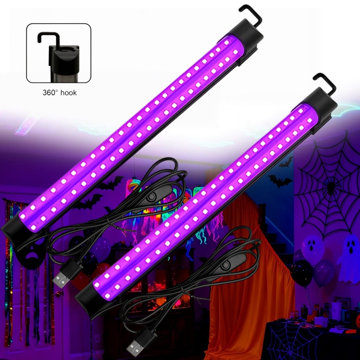 Usb Hub - Black Light Tube 5W/10W USB Plug