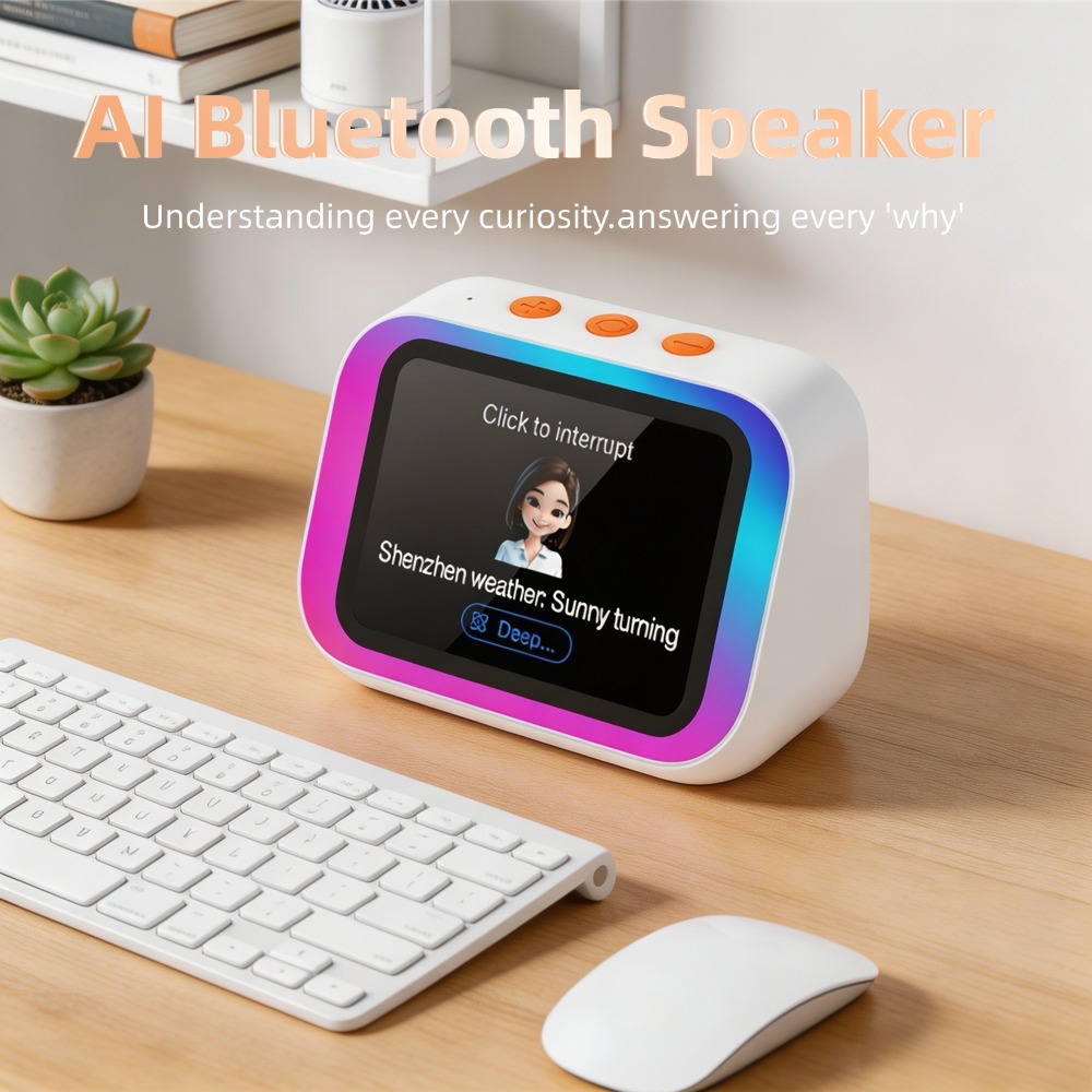 Bluetooth Speaker - AI Bluetooth Speaker 5.4 AI voice