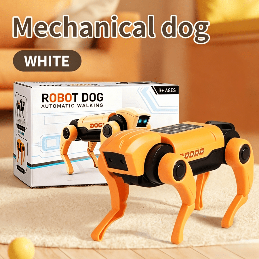 Electronics Gadgets For Gift - Battery‑Operated Mechanical Robot Dog Toy, Automatic