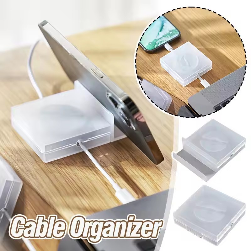 Cable Organizer - Portable Transparent Cable Organizer Cord Management