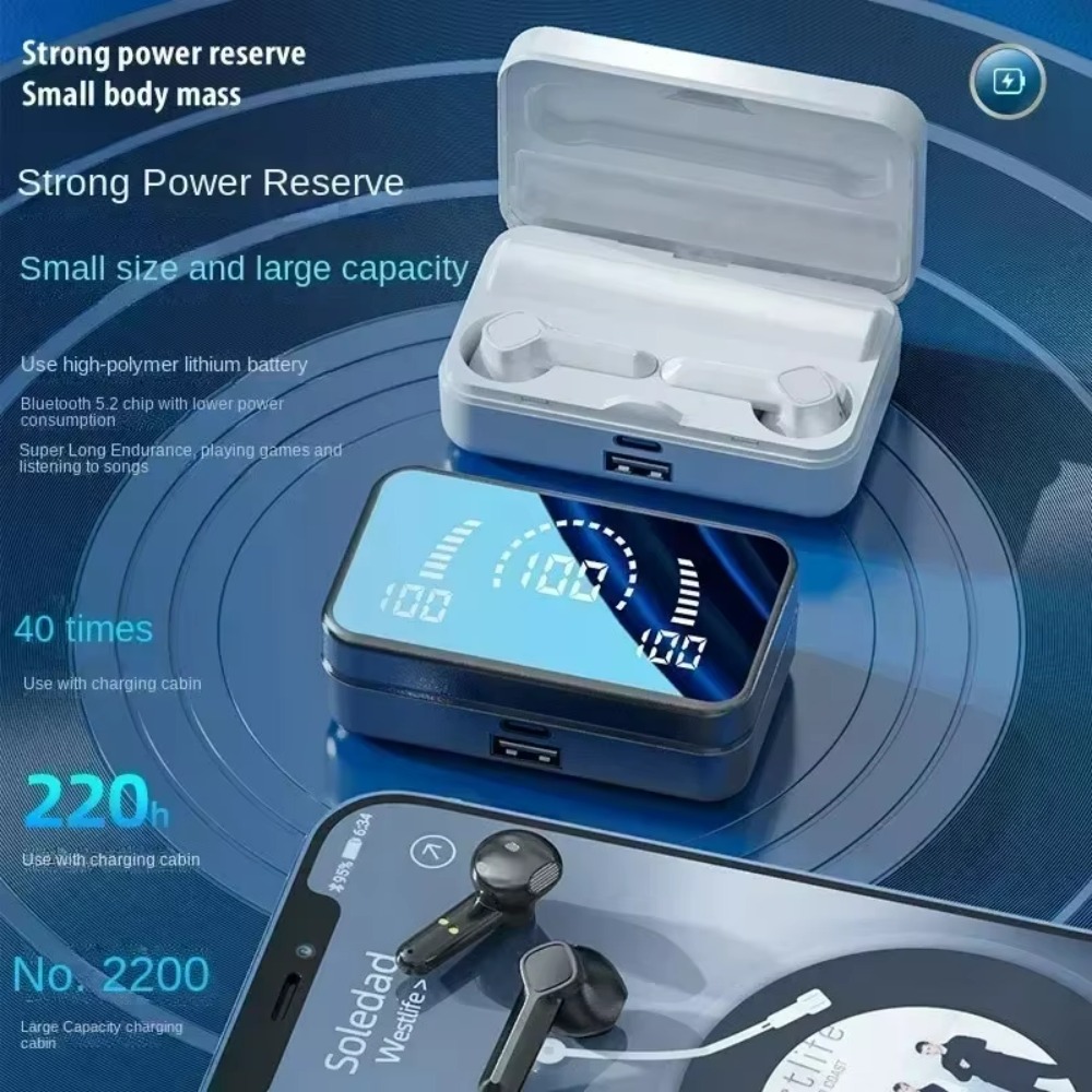 QCY TWS S20 Earphone Bluetooth - огляд і ціна Headphones Wireless