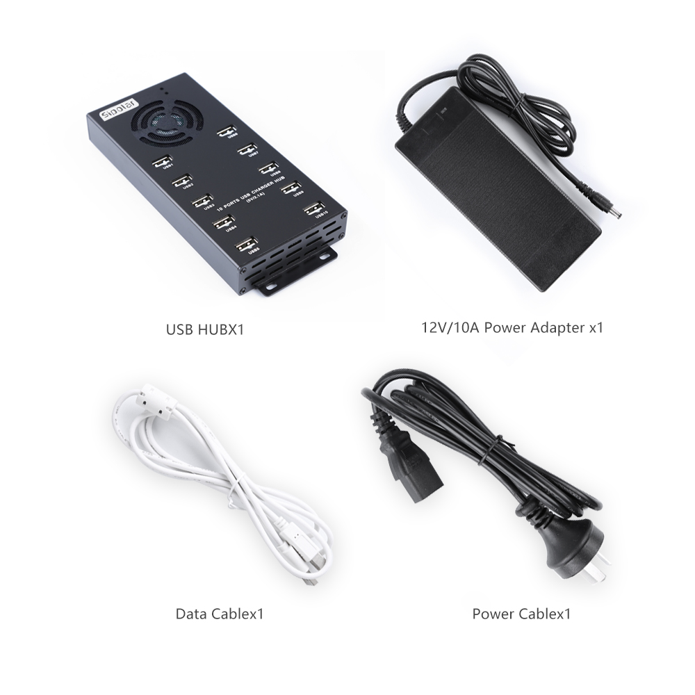 10 Port Fast Charging USB Hub  - огляд і ціна Usb Hub