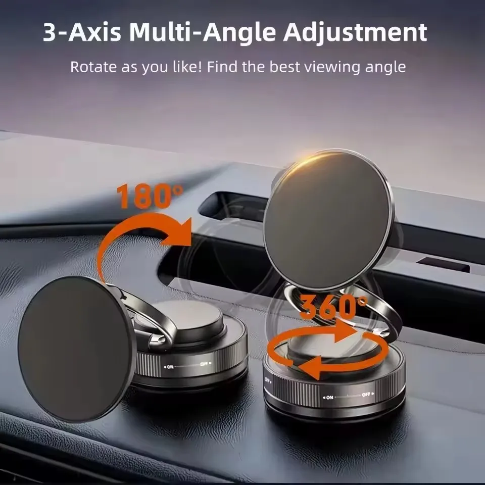 Upgraded 360°Vacuum Magnetic P - огляд і ціна Phone Holder