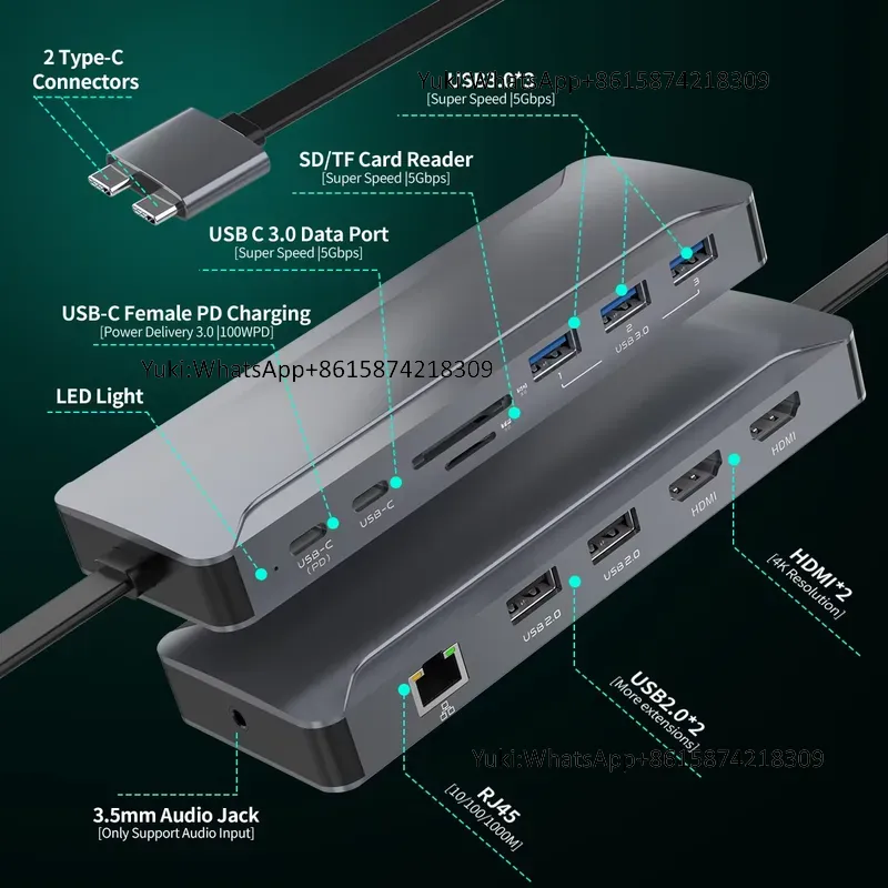 Hot Selling Dual Display Scree - огляд і ціна Usb Hub