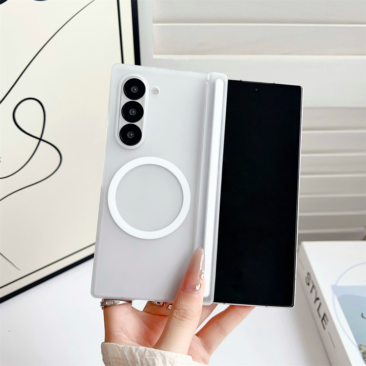 Magnetic Phone Case Frosted Tr - огляд і ціна Wireless Charger
