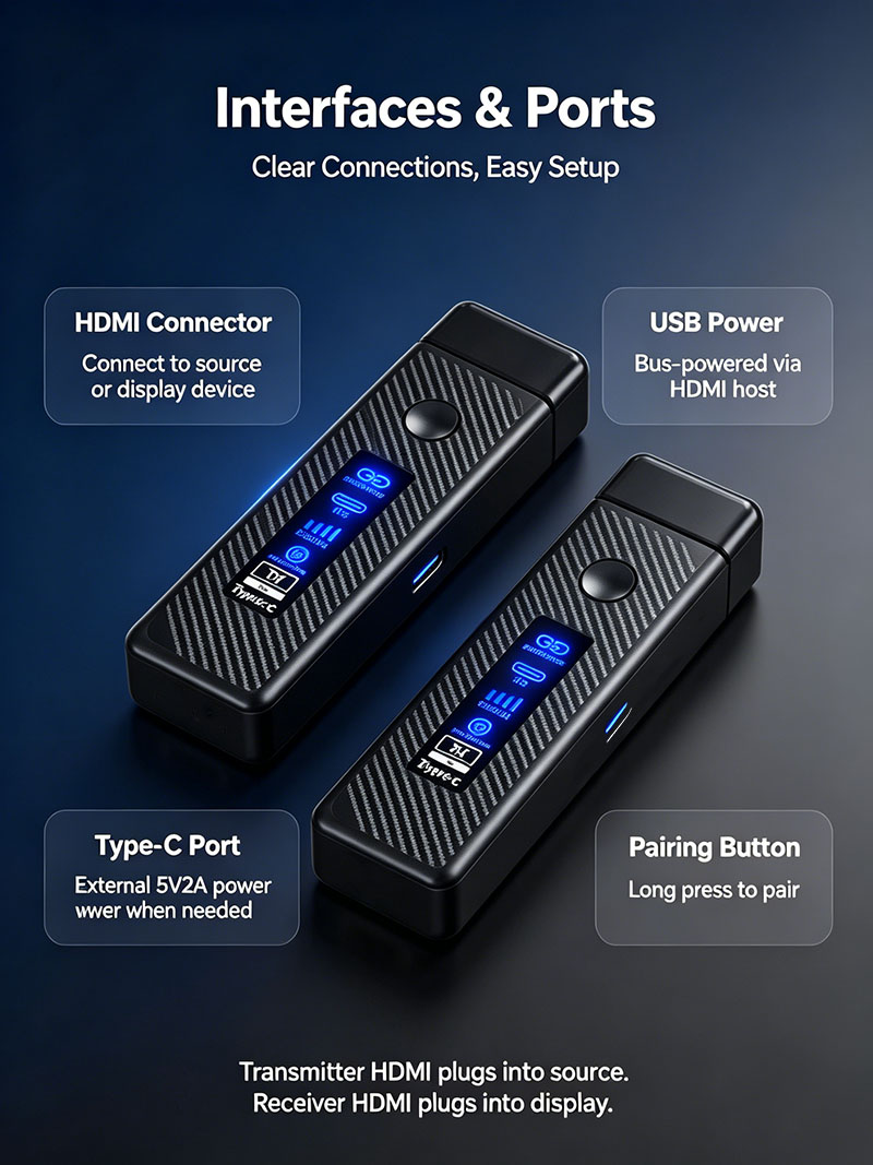 Plug & Play Wireless Video Tra - огляд і ціна Hdmi Adapter