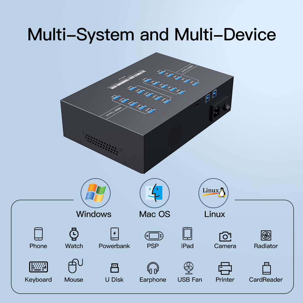20-Port USB 3.0 Charging Hub w - огляд і ціна Usb Hub