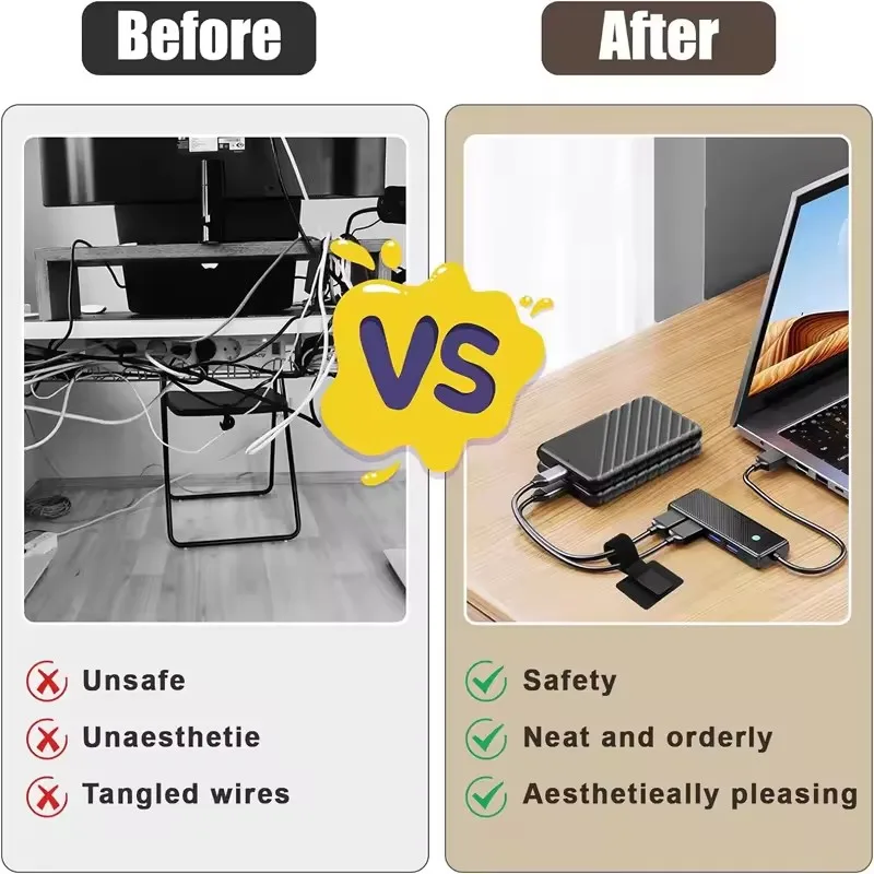 4-40 Sets Cable Management Und - огляд і ціна Cable Organizer