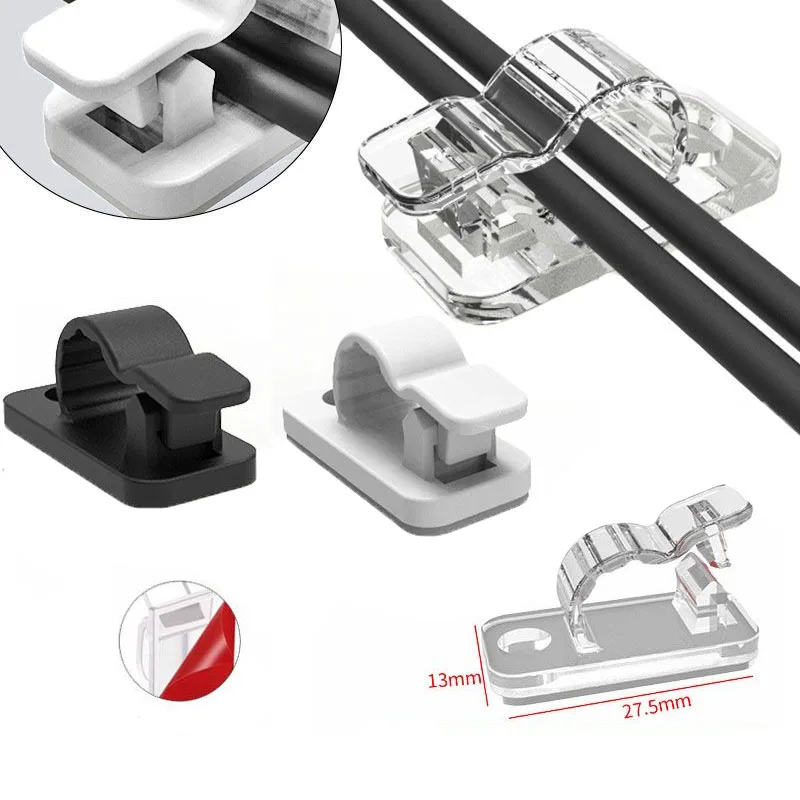 10/50PCS Cable Organizer Clips - огляд і ціна Cable Organizer