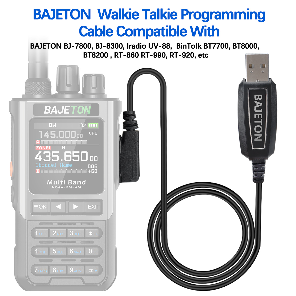 BAJETON Walkie Talkie USB Prog - огляд і ціна Usb Hub