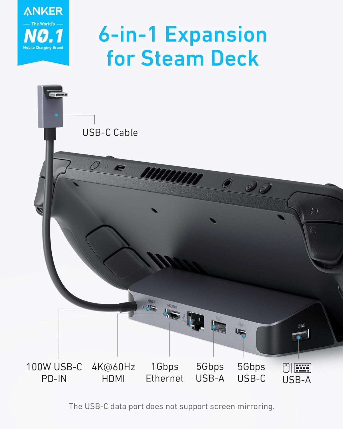 Anker Charging Station for Ste - огляд і ціна Usb Hub