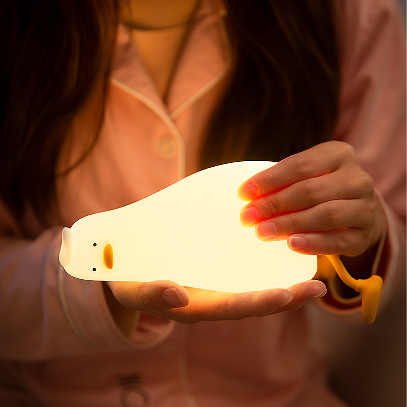 Lying Flat Duck Night Light Si - огляд і ціна Phone Holder