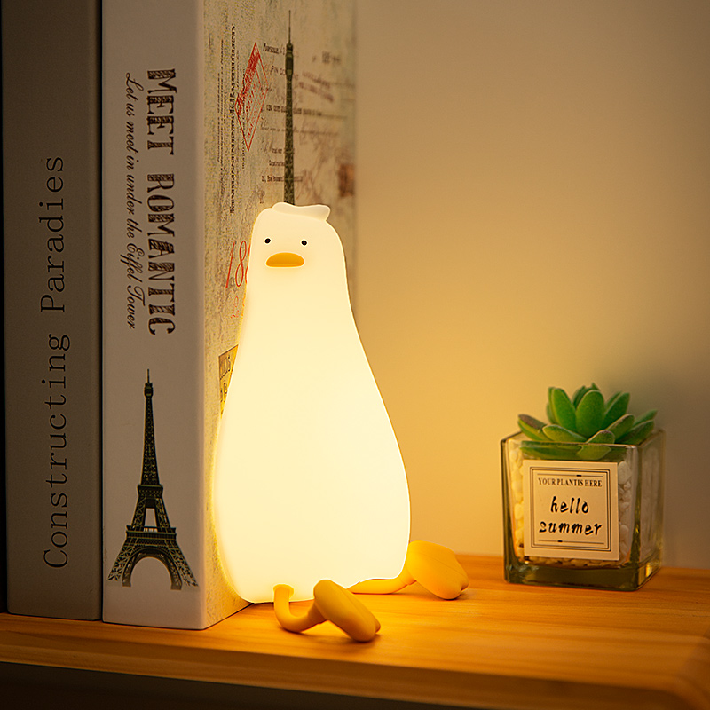 Lying Flat Duck Night Light Si - огляд і ціна Phone Holder