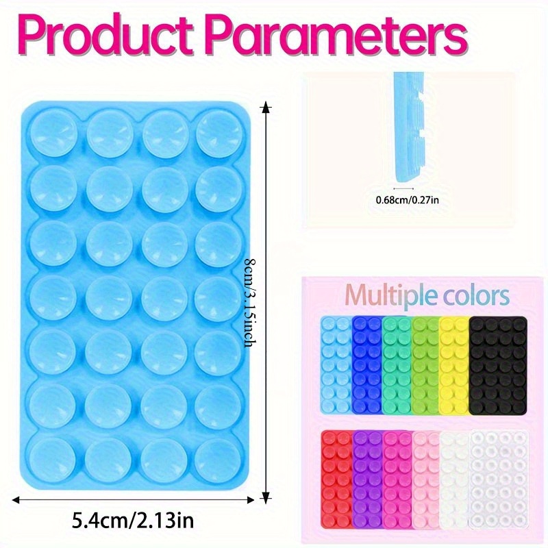 10Pcs Double-Sided Silicone Su - огляд і ціна Phone Holder