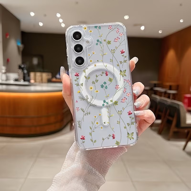 Floral Pattern Magnetic Phone  - огляд і ціна Wireless Charger