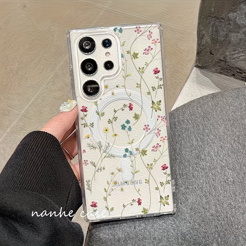 Floral Pattern Magnetic Phone  - огляд і ціна Wireless Charger