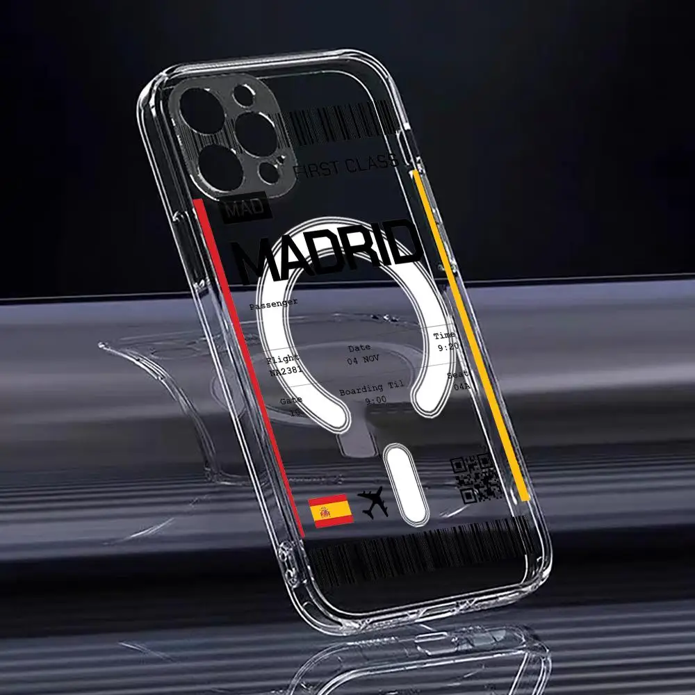 Travel Plane Ticket Spain Phon - огляд і ціна Wireless Charger