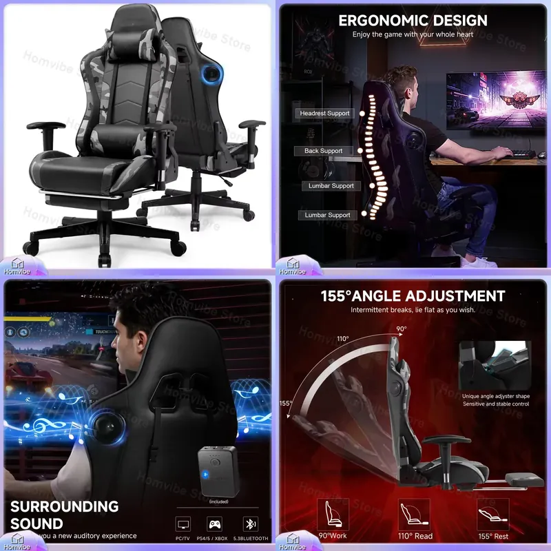 Ergonomic Gaming Chair with Bl - огляд і ціна Bluetooth Speaker