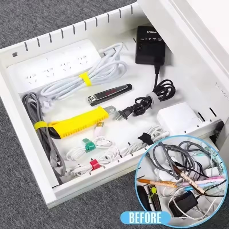 10/30/50Pcs Reusable Hook And  - огляд і ціна Cable Organizer