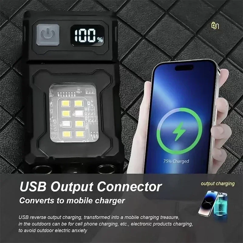 Magnetic Torch Light Work Ligh - огляд і ціна Power Bank