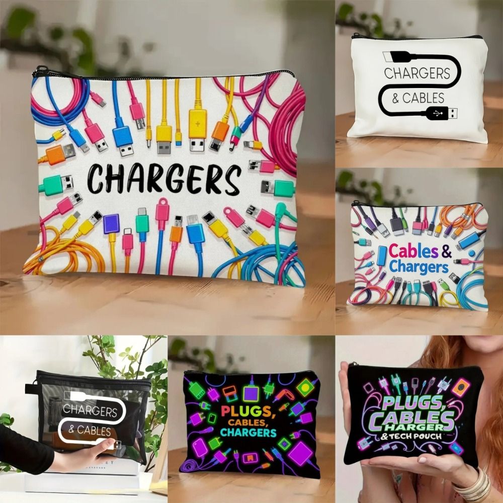 New Canvas Charger Storage Pou - огляд і ціна Cable Organizer