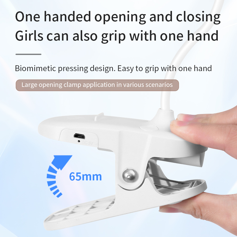 LED Clip Desk Lamp 360° Flexib - огляд і ціна Phone Holder
