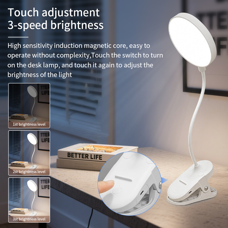 LED Clip Desk Lamp 360° Flexib - огляд і ціна Phone Holder