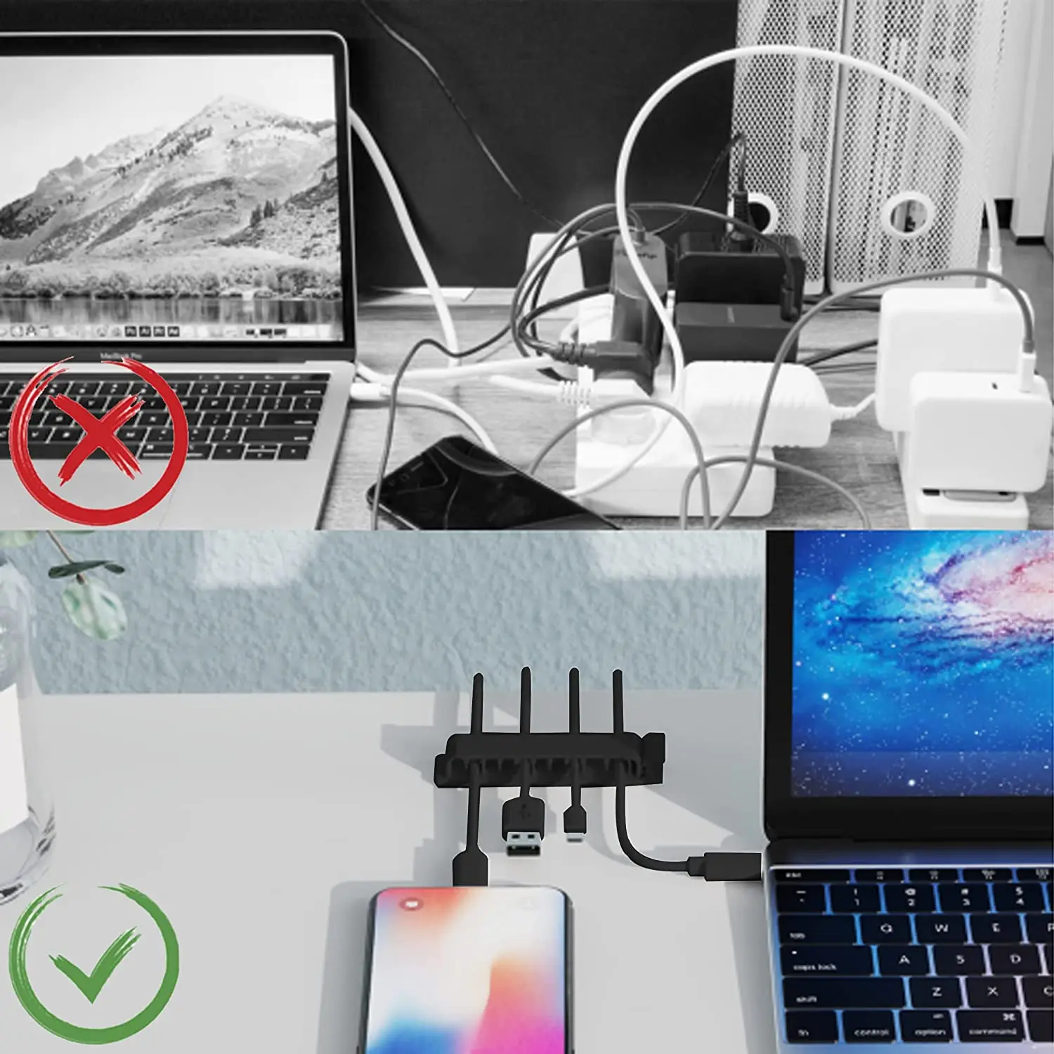 Cable Organizer Cord Managemen - огляд і ціна Cable Organizer