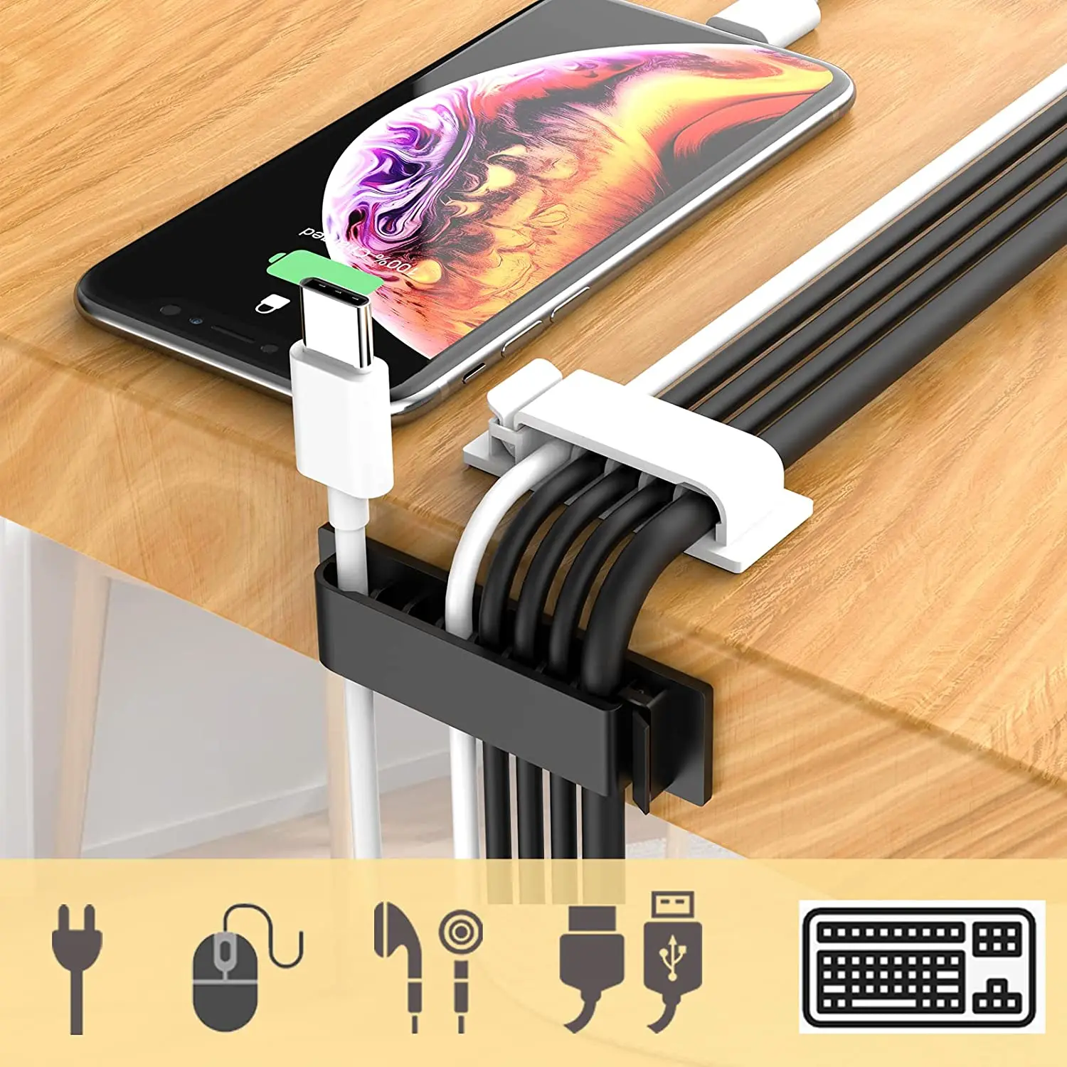 Cable Organizer Cord Managemen - огляд і ціна Cable Organizer