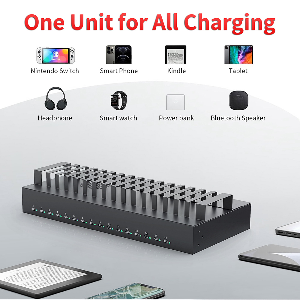 CA16-165C 16 Port Usb Type-c H - огляд і ціна Usb Hub