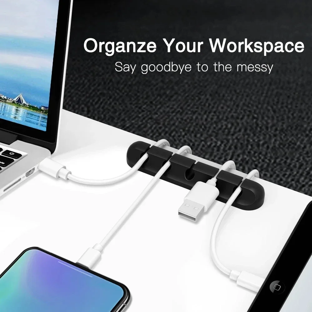 Silicone USB Cable Organizer U - огляд і ціна Cable Organizer