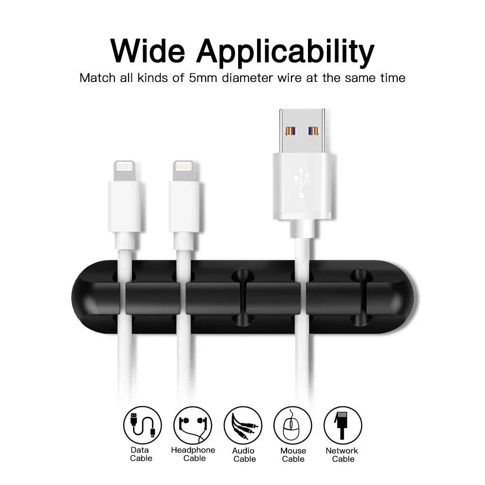 Silicone USB Cable Organizer U - огляд і ціна Cable Organizer