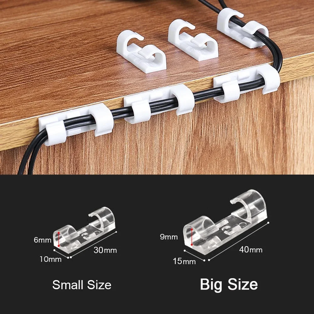Cable Clips Organizer Drop Wir - огляд і ціна Cable Organizer